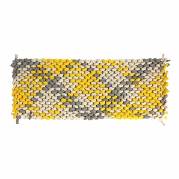 Teppich-schafwolle-gelb-grau-geknotet-wandteppich-schafwollteppich-wollteppich-wendland-michelle-mohr-geknotet