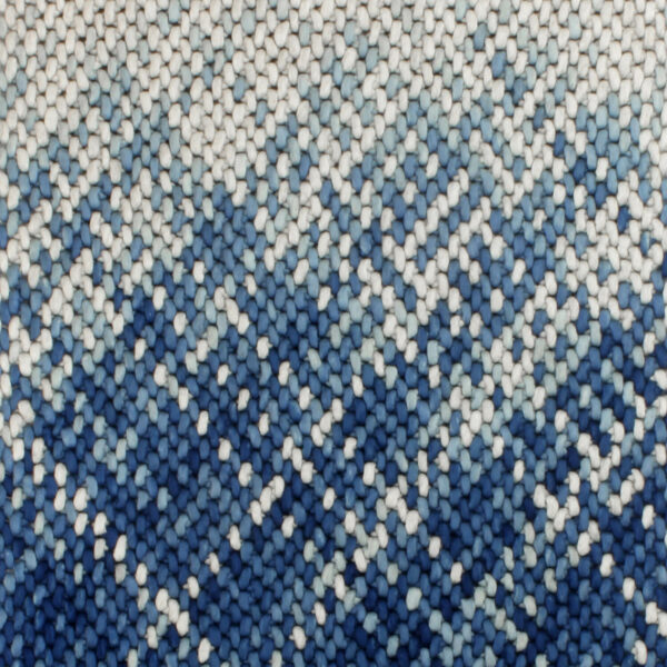 Wandteppich Farbverlauf blau Michelle Mohr Detail